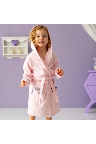 Milk&Moo 2-4 Yaş Kadife Çocuk Bornozu Çançin