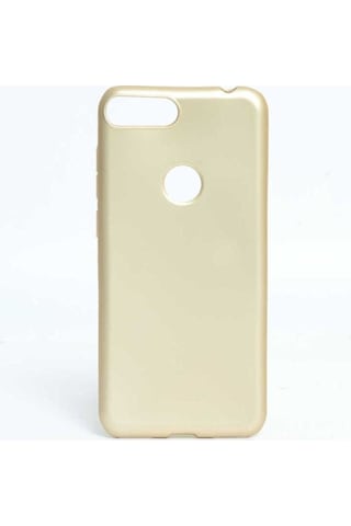 Alcatel 1s Kılıf Zore Premier Silikon Kapak Gold