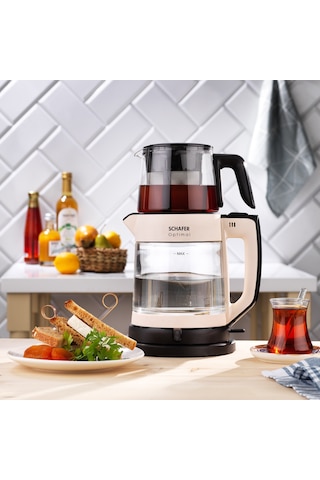 Schafer Optimal 1.8 L Elektrikli Cam Çay Makinesi