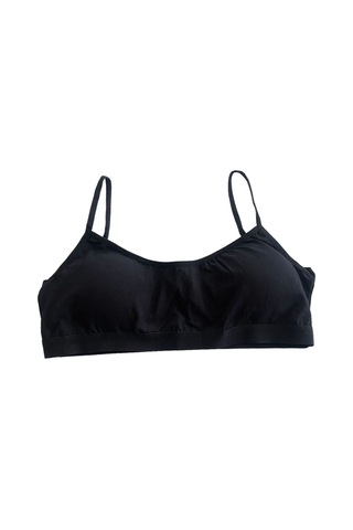 Underwear Bodyway 2'li Ip Askılı Petli Büstiyer 90/95 Ten Rengi - Siyah