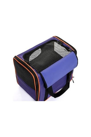 3.1 Phillip Lim Yırtılmaz Plastik Taşıma Çantası, Nefes Alabilen Fileli 0233 Orangeblue Cat