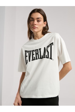 Everlast Ever Classics Wmn Oversize Beyaz Kadın Tişört Beyaz