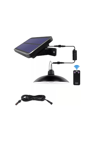 Exeo Solar Led Aydınlatma Güneş Enerjili Şarjlı Lamba Beyaz 1 Adet