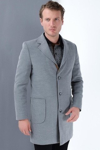 Plt8384 Dewberry Erkek Palto-gri-2 Gri-2