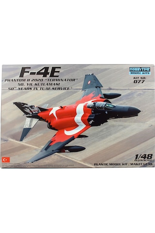 Hobbytime 077 1/48 Ölçek, F-4e Phantom Iı, Terminatör, 50.yıl Kutlaması, Plastik Model Kiti-57615
