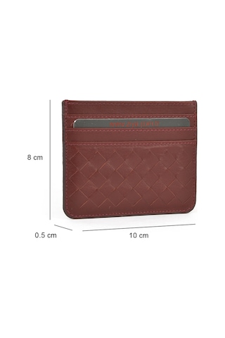Ziya, Unisex Hakiki Deri Kartlık 1539852z06 Kızıl Kahve 1539852z06 413 Kızıl Kahve