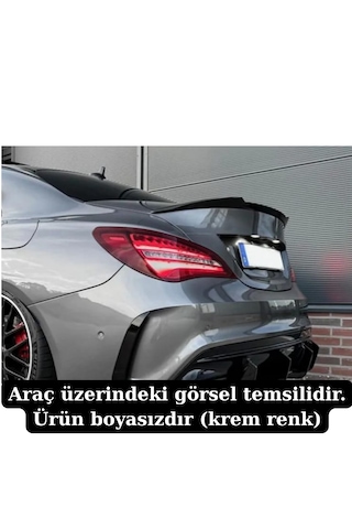 Mercedes W117 Cla Spoiler Bagaj Üstü Spoyler Boyasız 2012-2018