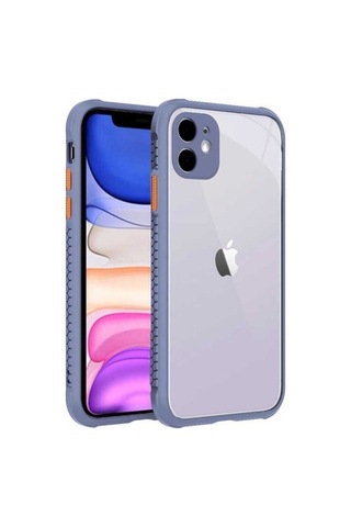 Apple Uyumlu iPhone 11 Kılıf Zore Kaff Kapak Koyu Mor