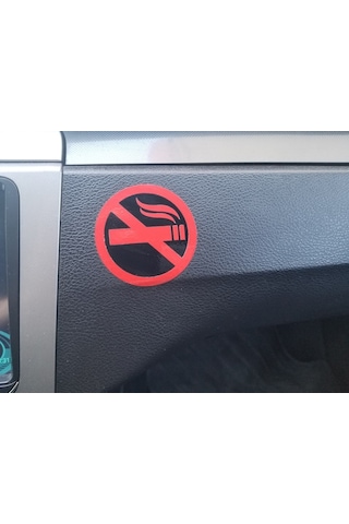 3 Adet Torpido Sigara Yasak Sticker Yapıştırma (110893266)