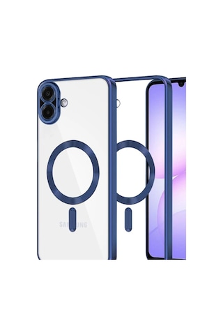 Galaxy Uyumlu- A07 4g Kross Magneticsafe Kapak - Lacivert Çok Renkli