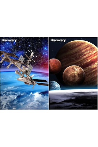 Prime 3d Discovery Uydular Ve Gezegenler İkili Puzzle 200 Parça 10249