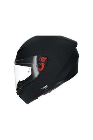 Shiro Fullface SH-870 Fıgther Monoclour Solidmat Motosiklet Kaskı Mat Black