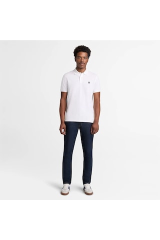 Timberland Mıllers Rıver Pique Short Sleeve Polo Erkek Tişört Tb0a6vdp1001 Beyaz