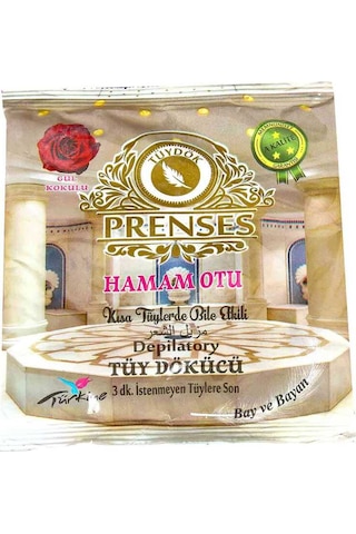 Prenses Tüy Dökücü Toz Hamam Otu Bay Bayan 200 G x 20