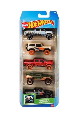 Hot Wheels 5'li Araba Seti - Hw Remote Adventures Htv53 Çok Renkli Hot Wheels 5'li Araba Seti - Hw Remote Adventures Htv53 Çok Renkli