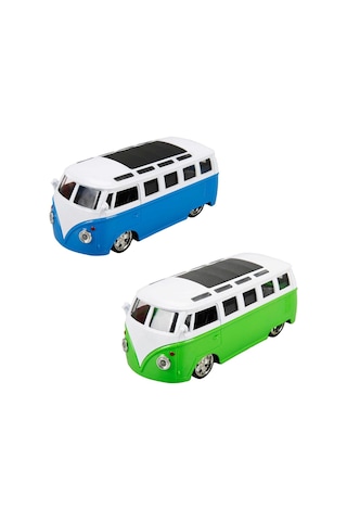 Oyuncak Çekbırak Diecast Vw Işıklı Sesli Minibüs 14 Cm