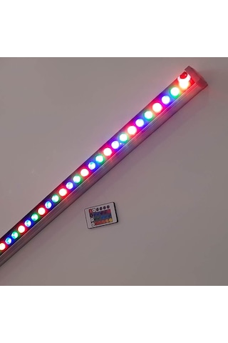 Led Aydınlatma Wall Washer Duvar Boyama 100 cm 36W RGB Kumandalı