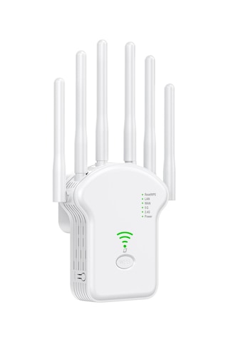 Sones Urant U13 1200mbps 2.4g/5g Çift Bant Wifi Tekrarlayıcı Sinyal Amplifikatörü Ab Fişi Beyaz