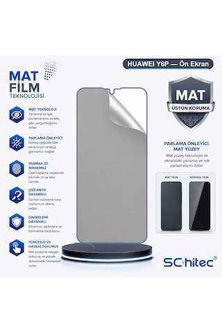 Schitec Huaweı Y6p Uyumlu Ön Yüzey Mat Hidrojel Ekran Koruyucu 82652804