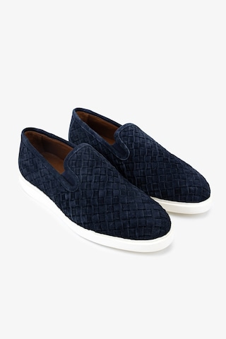 Valmenti Erkek Hakiki Deri Lacivert Süet Loafer Ayakkabı 1149 Style-3 Erk Ayk Y26 Lacı Suet