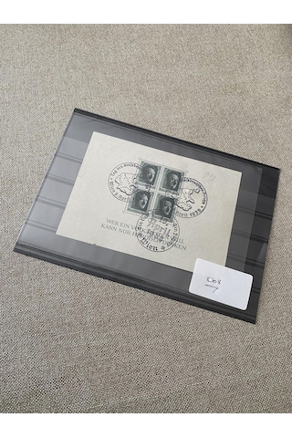 Adolf Hitler 48 Doğum Günü Damgalı Pul Bloğu 008