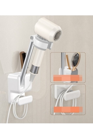 Wondernest Zımbasız Saç Rafı Makinesi Lichen Depolu Kurutucu Qz Beyaz