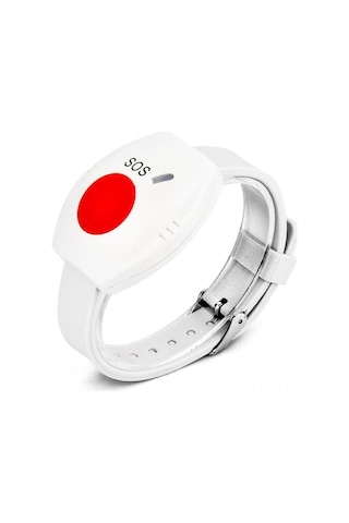 Folinda Yaşlılar Ve Hastalar İçin Kol Saati Tipi Kablosuz Sos Acil Alarm Cihazı - 30m İç/100m Dış Mekan Çalışma Mesafesi