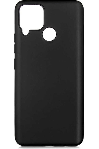 Realme C25 Kılıf Zore Premier Silikon Kapak Siyah