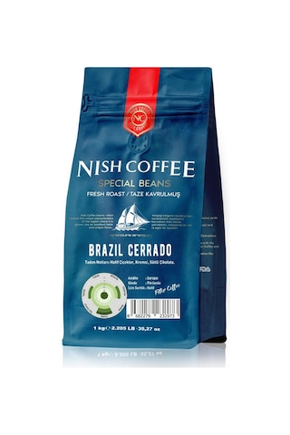 Nish Filtre Kahve Brazil Cerrado 1 KG