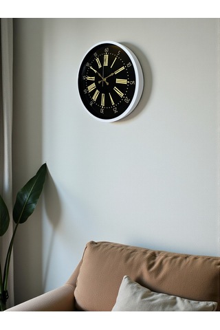 Mcg 36 Cm Beyaz Dekoratif Duvar Saati Çok Renkli 73016561