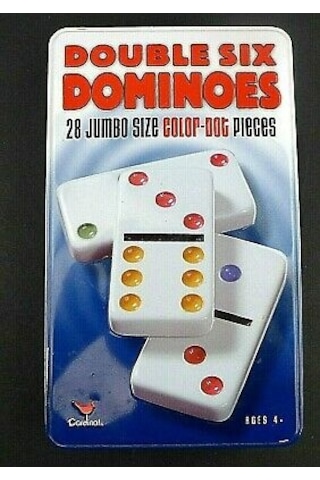 Cardinal Double Six Dominoes Jumbo 28 Domino Taşı Set Usa