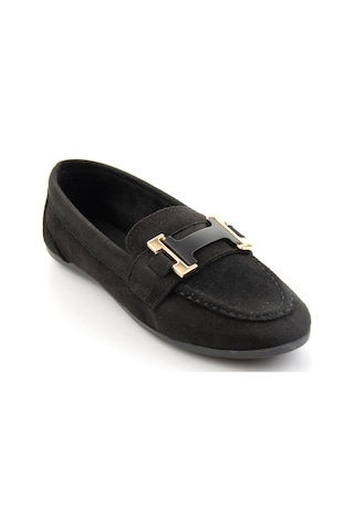 Bambi Siyah Kadın Loafer Ayakkabı K01542380672