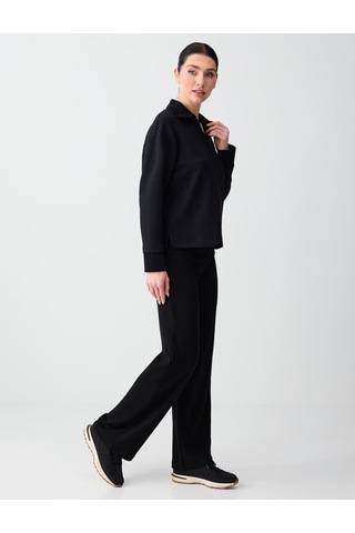 Jimmy Key Jimmy Key Siyah Beli Lastikli Normal Bel Normal Paça Örme Pantolon 6sw185442900