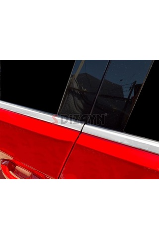 S-Dizayn  Volkswagen T Roc Krom Cam Çıtası 4 Prç. 2019 Üzeri