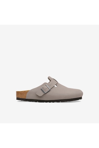Terlik Kadın 1033135 Birkenstock Boston Bf Nu Grey Taupe Gri
