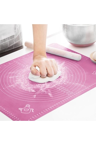 Silikon Hamur Açma Matı Büyük Boy 65 x 45 CM