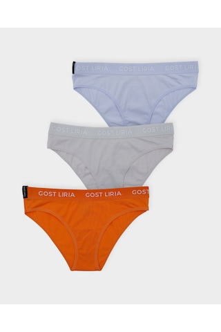 Soft Stone Kadın Slip 3 Lü Paket - Çok Renkli Çok Renkli