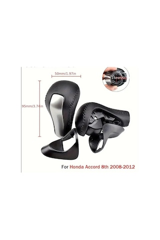Honda Accord 8. Nesil 2008-2012 Otomatik Vites Topuzu Deri Kaplamalı Siyah