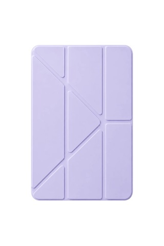 Apple İpad Uyumlu - Air 11 2026 Mera Kalemlikli Tablet Kılıfı - Lila Arka Kapak