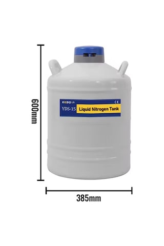 15l Azot Tankı Yds-15 Hayvancılık Ve Laboratuvar İçin Sıvı Azot Depolama İkmal Tankı