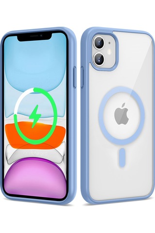 Apple Uyumlu iPhone 11 Kılıf Magsafe Wireless Şarj Özellikli Silikon Zore Ege Kılıf