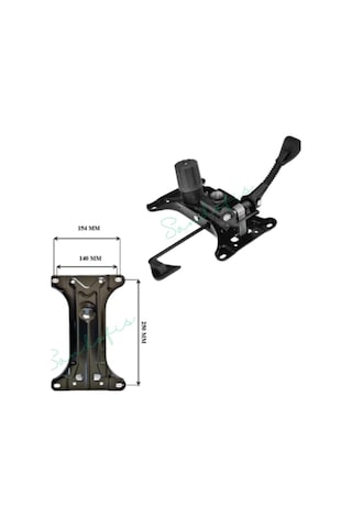 Sandofis Çift Kollu Mekanizma+ 4 Class 100'lük Siyah Amortisör