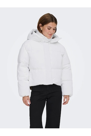 Only Onldixie Life Puffer Kadın Şişme Mont 15349122 Beyaz
