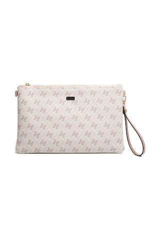 Silver Polo Sp1034 Kadın Portföy & Clutch Monogram Pembe-somon