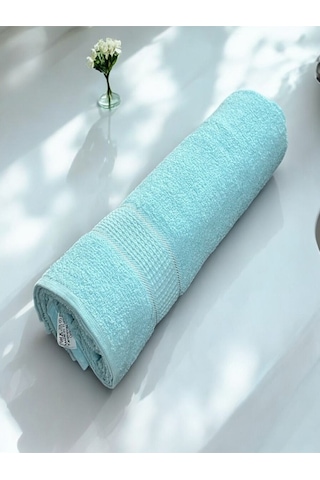 Büyük Boy Banyo Havlusu, Duş Havlusu, Tek Silgi 95 X 145cm Turkuaz