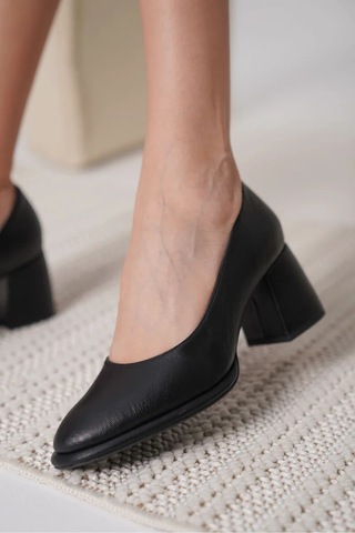 Trendella Siyah Cilt Kadın Stiletto Tr18ms05c