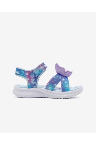 Skechers Jumpsters Sandal Büyük Kız Çocuk Mavi Işıklı Sandalet 303109l Blmt Mavi