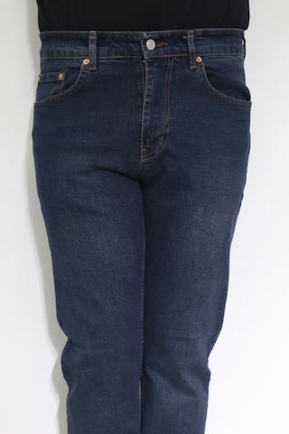Denim Cartel Dmctekstil Erkek 933 Lacivert Normal Bel Normal Kesim Boru Paça Jean Pantolon