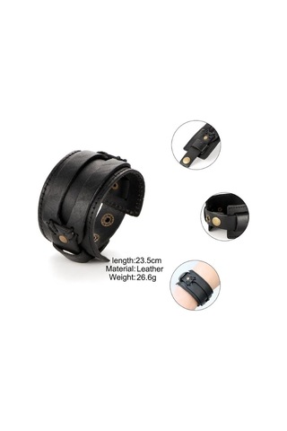 Gogoey Dbg96969 Erkek Deri Bileklik Çok Renkli