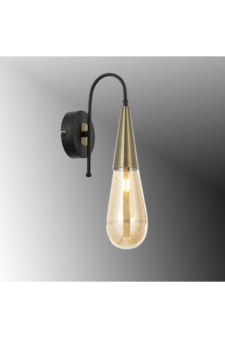 Tt023-1-apl-sy-esk Tt Aydınlatma Damla Modeli Eskitme-siyah Aplik Siyah Eskitme